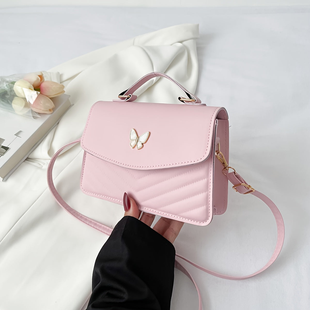 Sophie | Borsa a tracolla e crossbody di tendenza in tinta unita