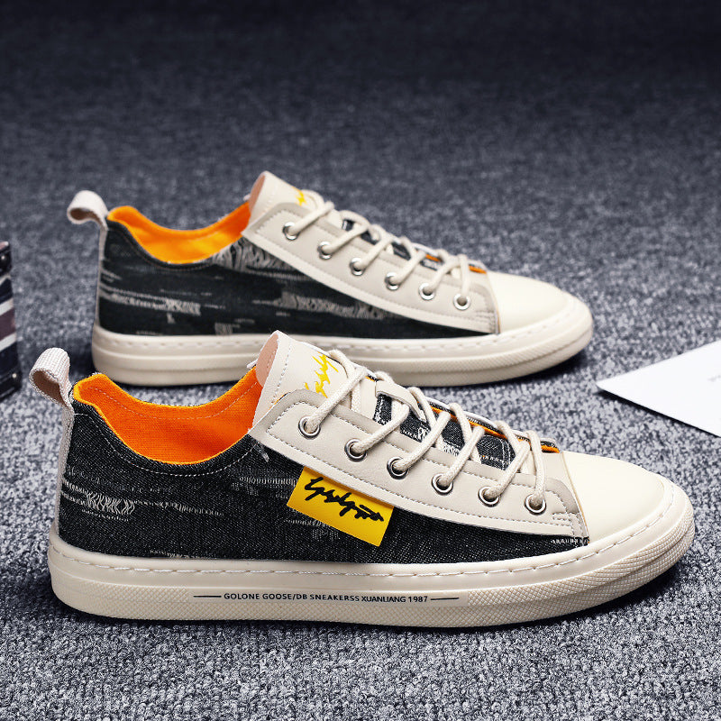Scarpe da ginnastica in tela per uomo