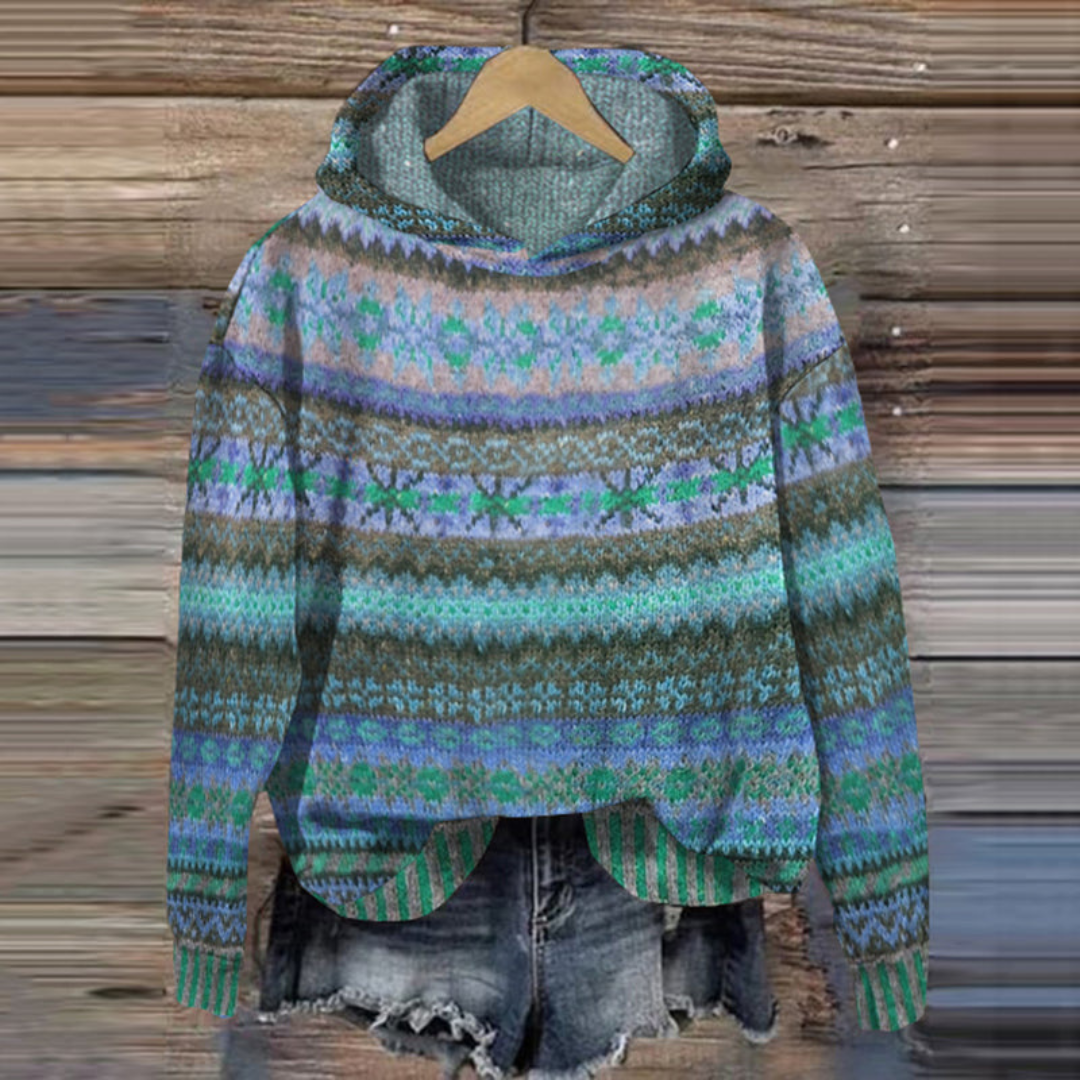 Pankratzia | Felpa elegante da donna con cappuccio | Calda
