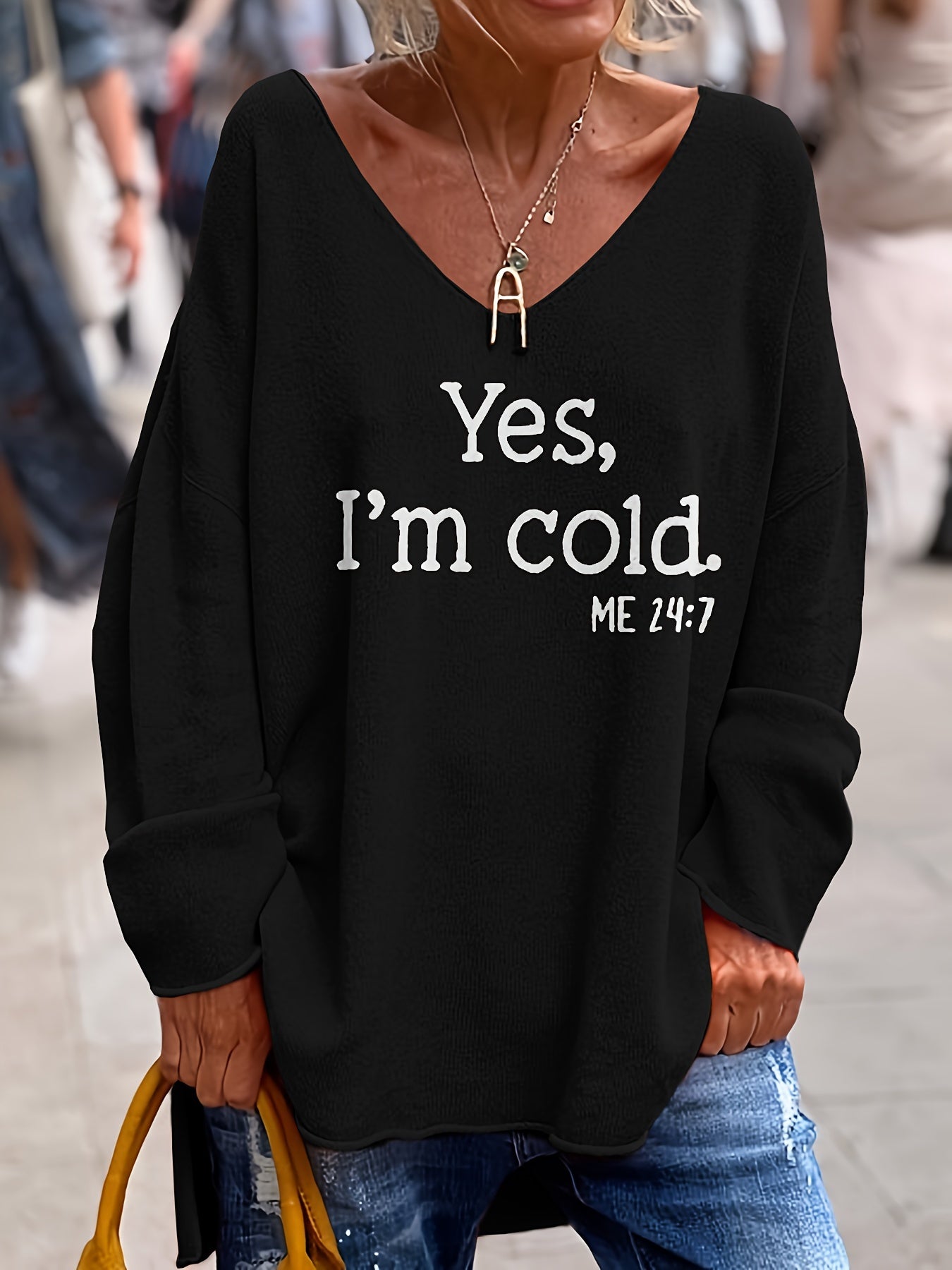 Silasa | Maglia da donna con scollo a V