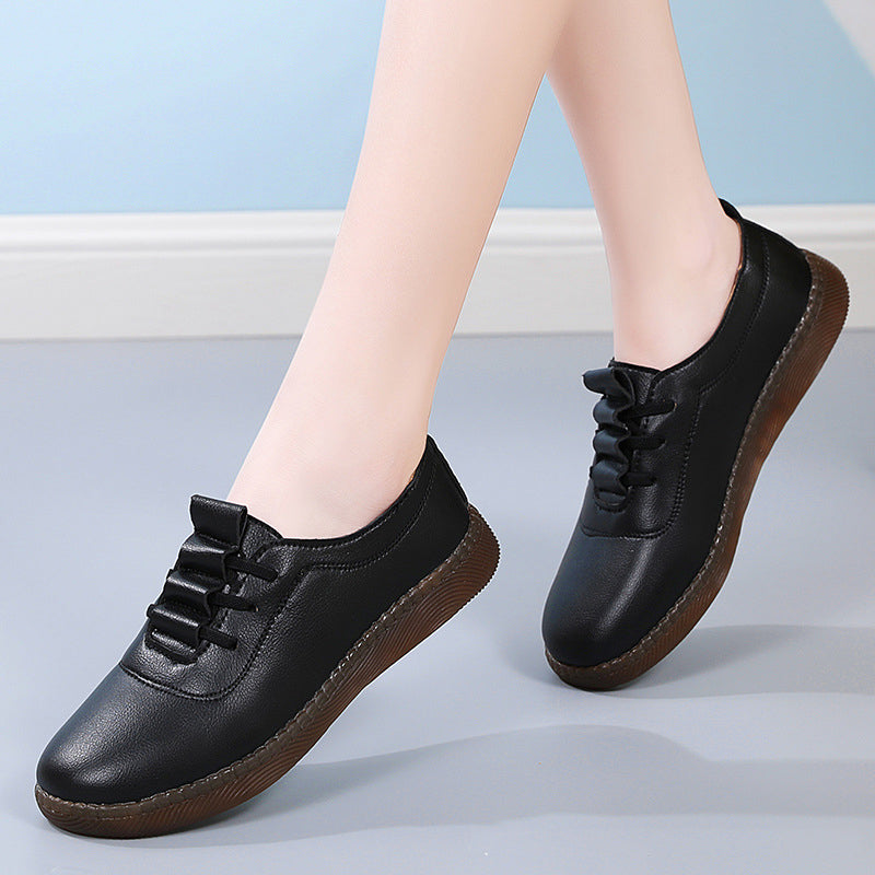 Oxfords per le donne Scarpe in pelle morbida