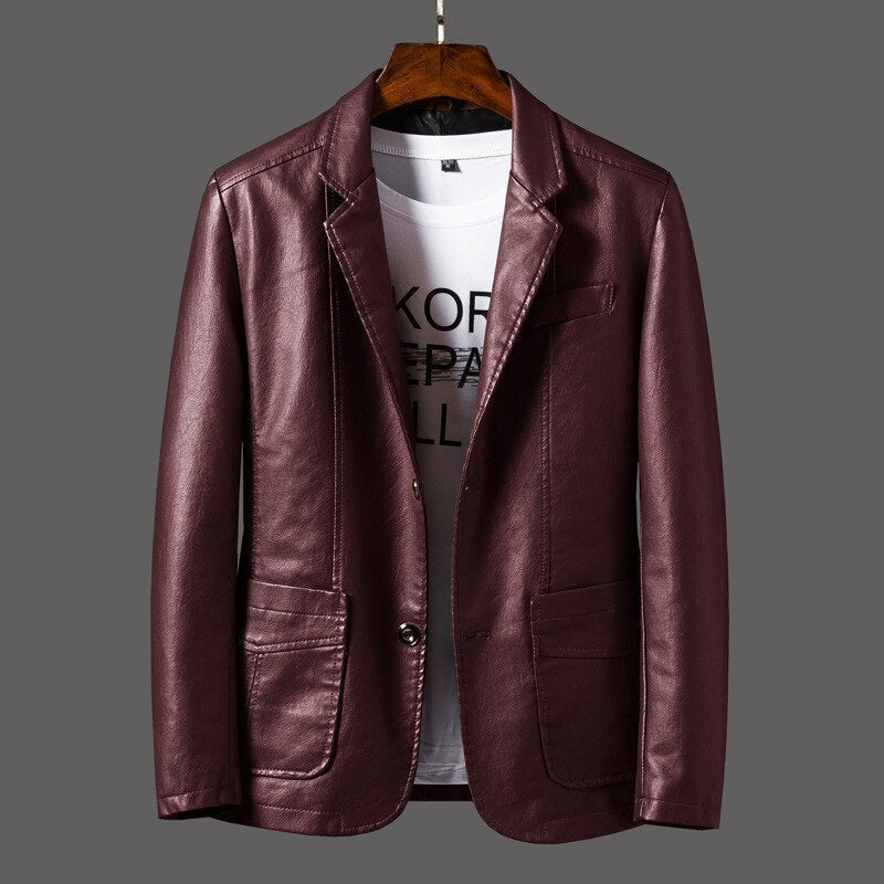 Carsten - Giacca in pelle da uomo