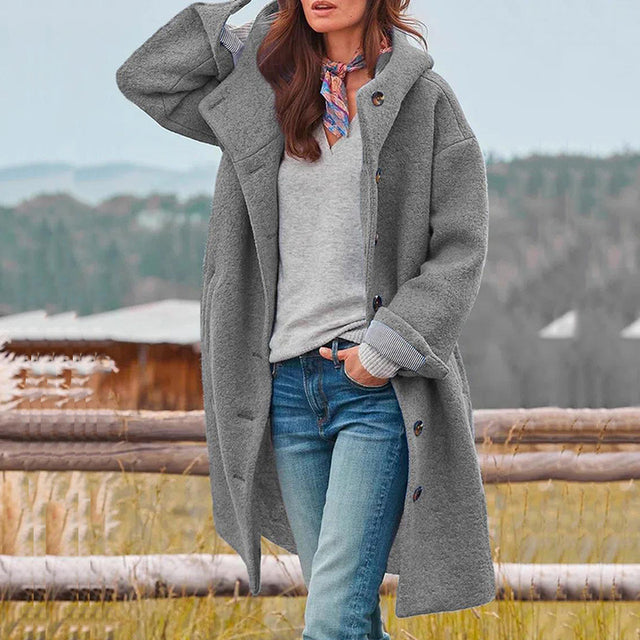 Renateil | Cardigan lungo da donna | Inverno