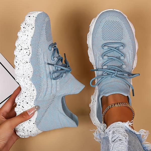 Scarpe da ginnastica da donna in tessuto traspirante