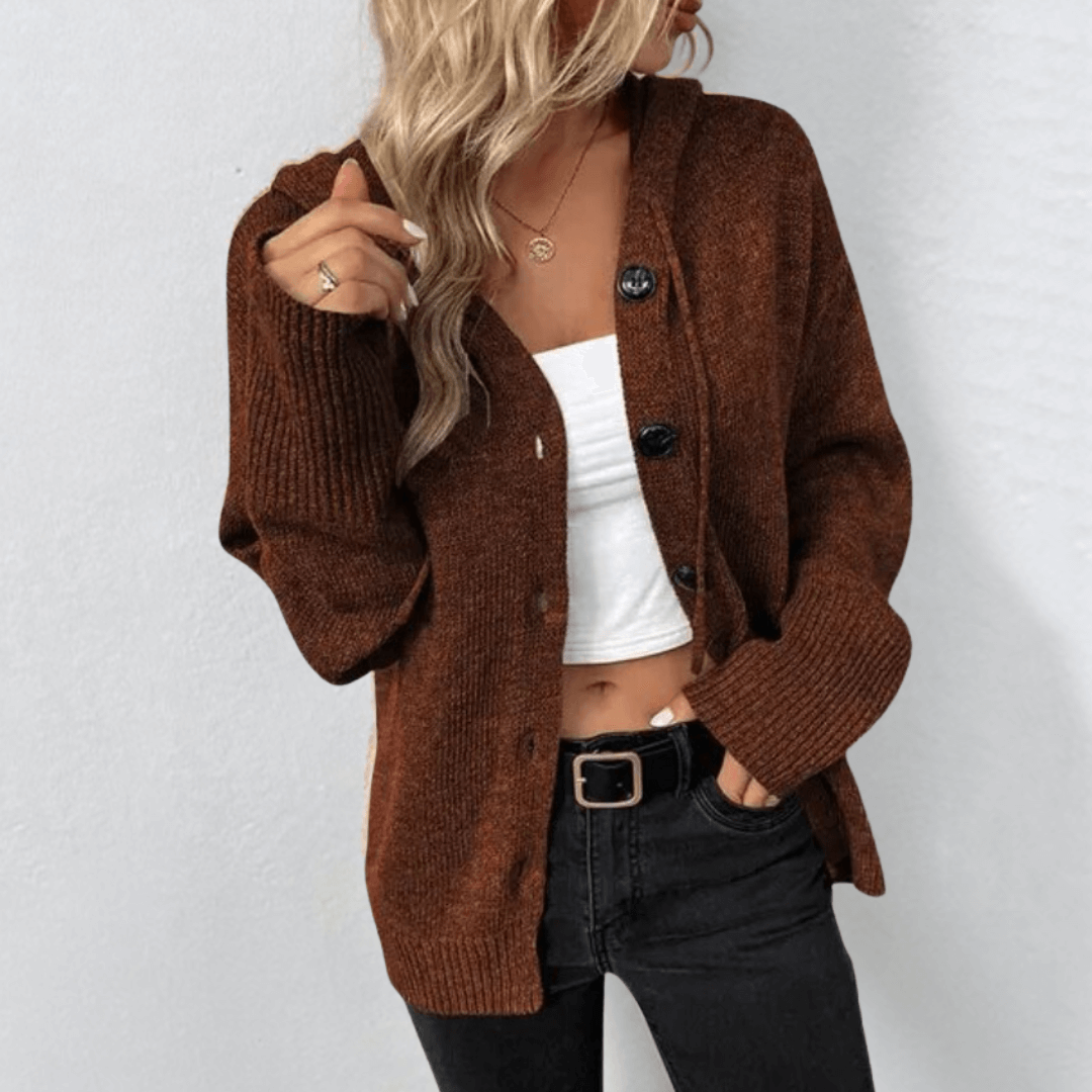 Brittan | Cardigan caldo da donna | Button Down