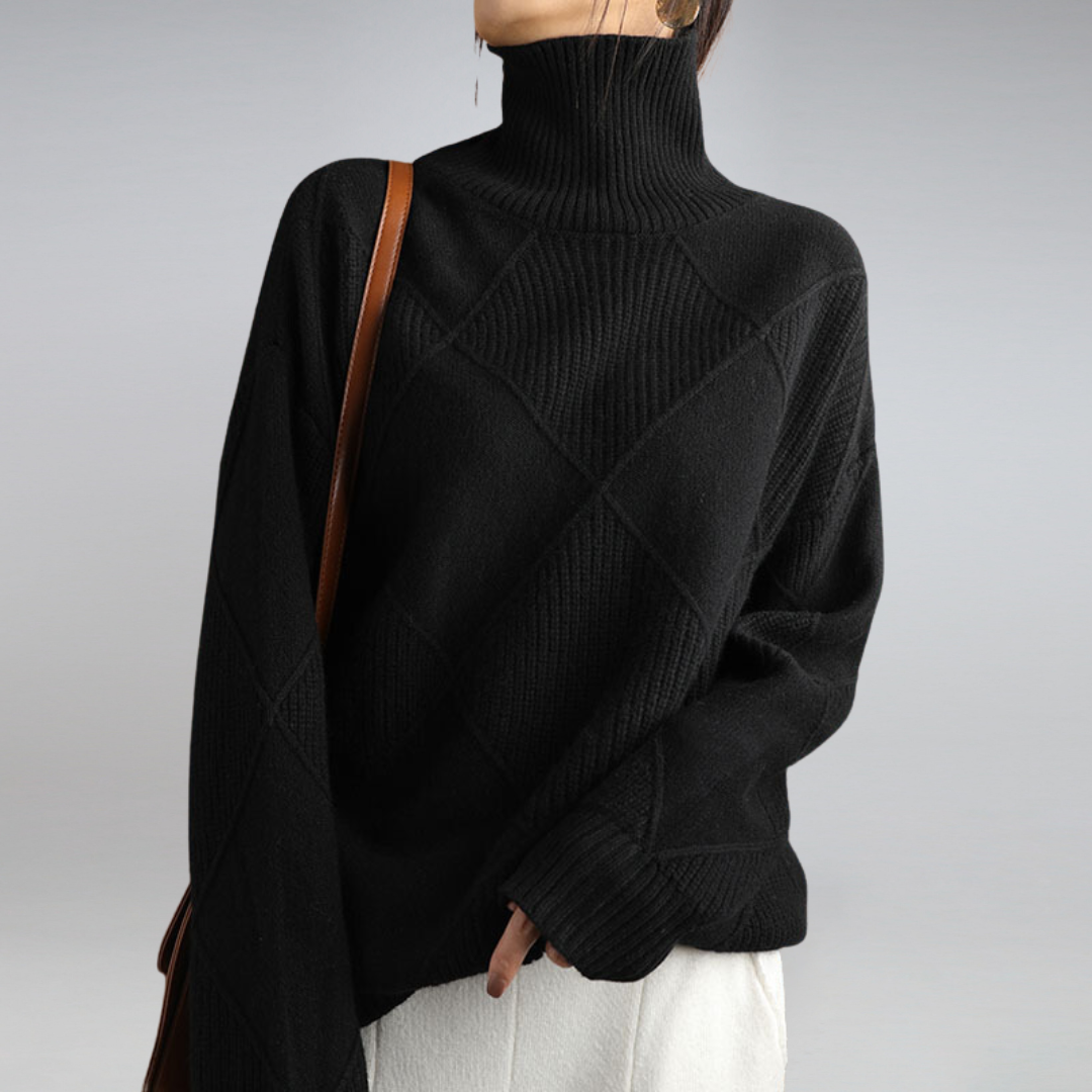 Adeliaya | Donna Maglione dolcevita confortevole | Caldo