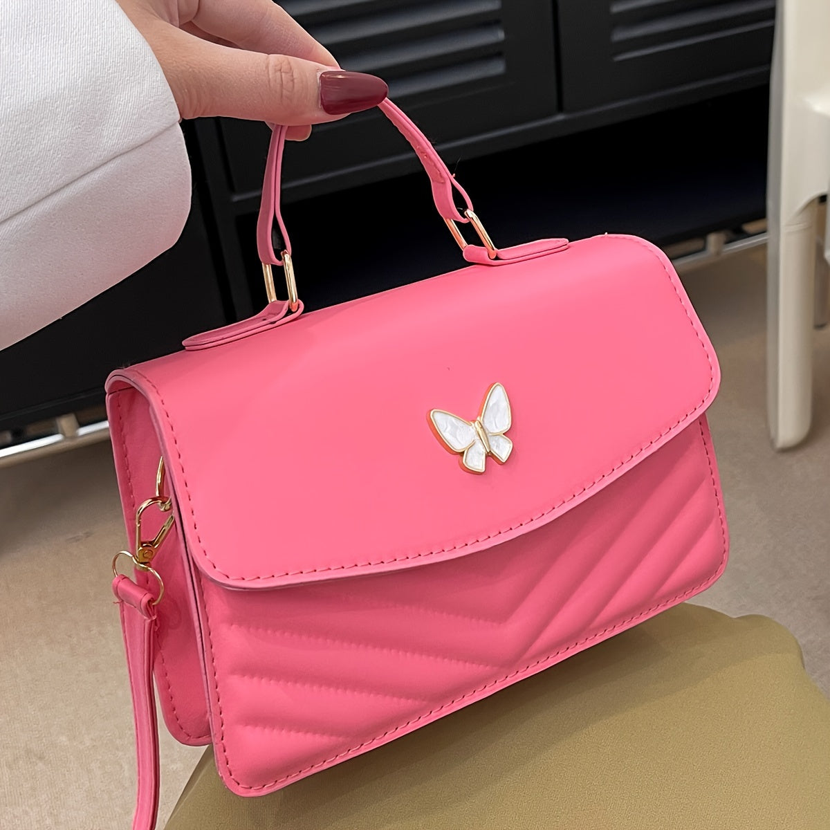 Sophie | Borsa a tracolla e crossbody di tendenza in tinta unita