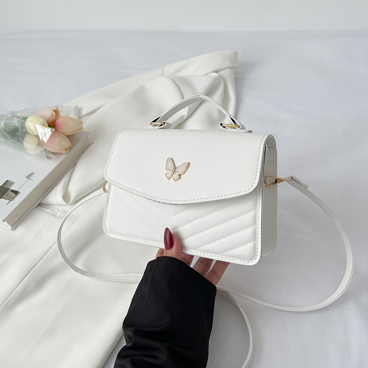 Sophie | Borsa a tracolla e crossbody di tendenza in tinta unita