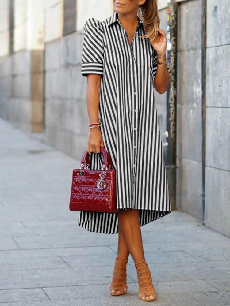 Alix - Vestito elegante a righe