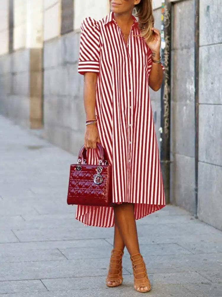 Alix - Vestito elegante a righe