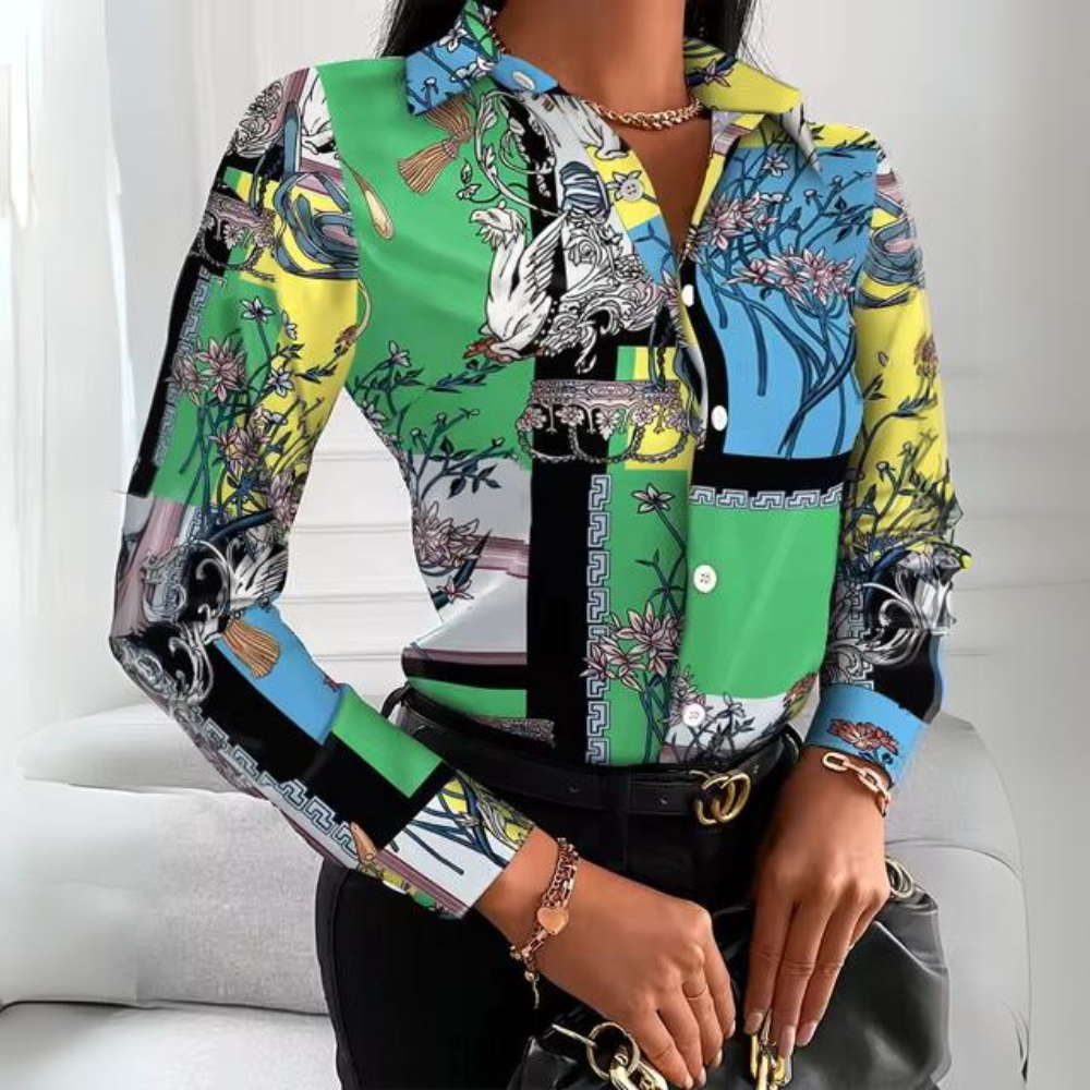 Amelie - Camicette casual selvagge a maniche lunghe