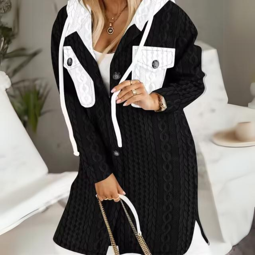 Anika - Giacca casual con cappuccio