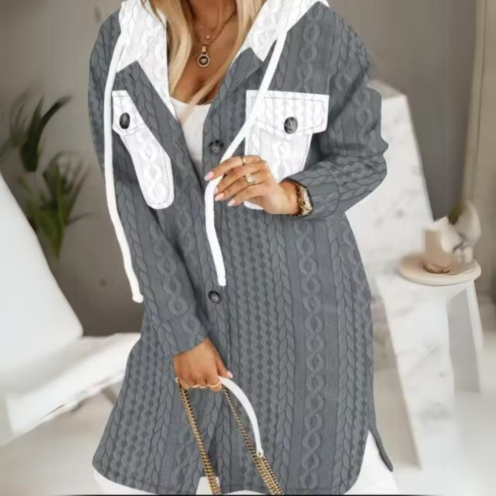 Anika - Giacca casual con cappuccio