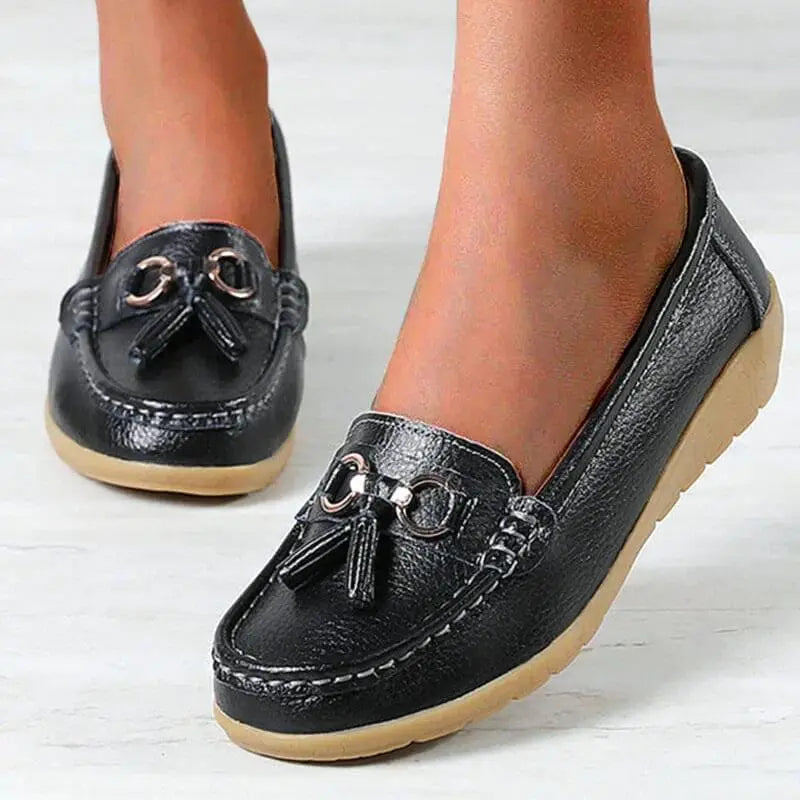 Donna Comfort Walking Flat Loafer Slip On
