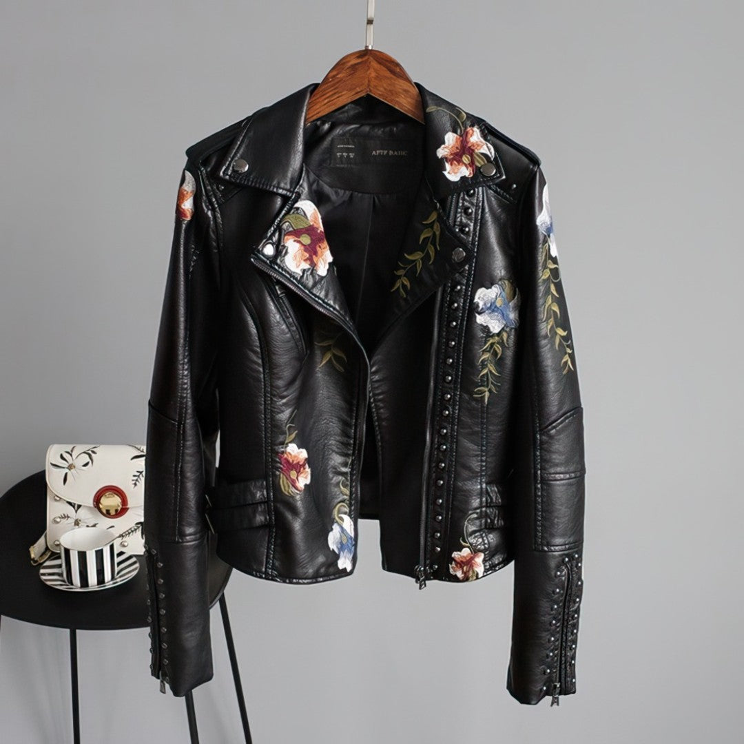 Line - Giacca in pelle vegana da donna