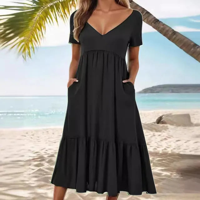 Blanche - Abito elegante con tasche