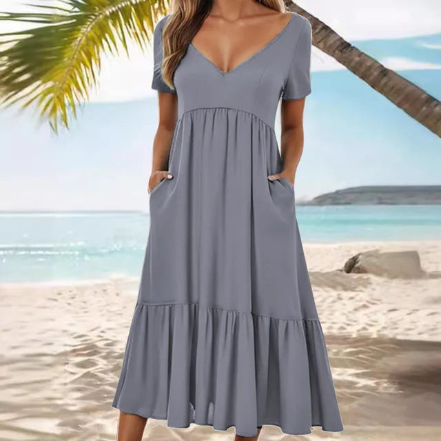 Blanche - Abito elegante con tasche