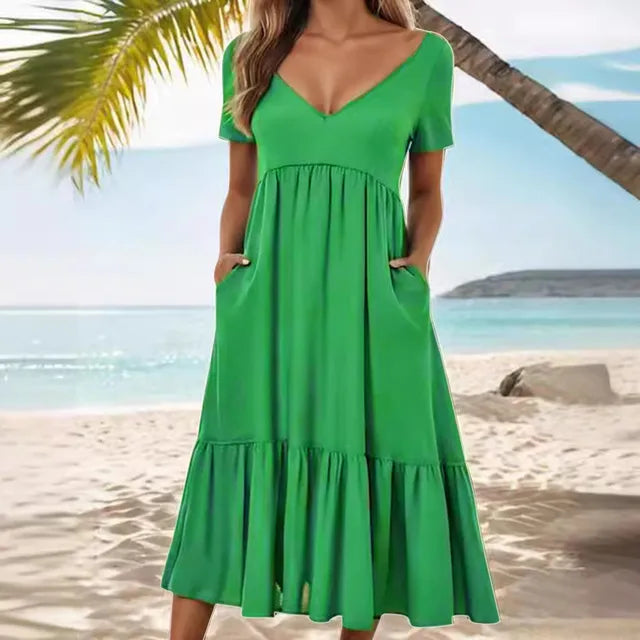 Blanche - Abito elegante con tasche