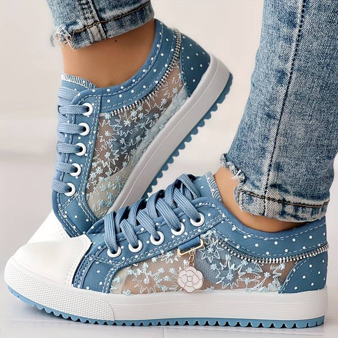 Moda All-Match confortevole pizzo fino scarpe estive