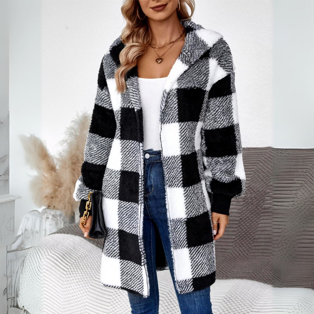 Carina - Elegante giacca con cappuccio