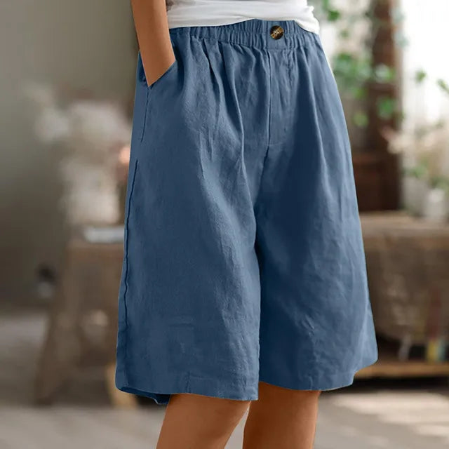 Catherine - Pantaloncini da donna in cotone elegante
