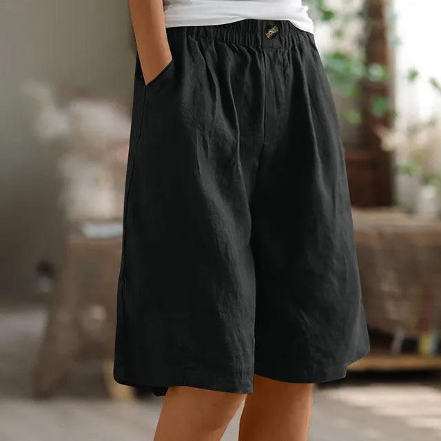 Catherine - Pantaloncini da donna in cotone elegante