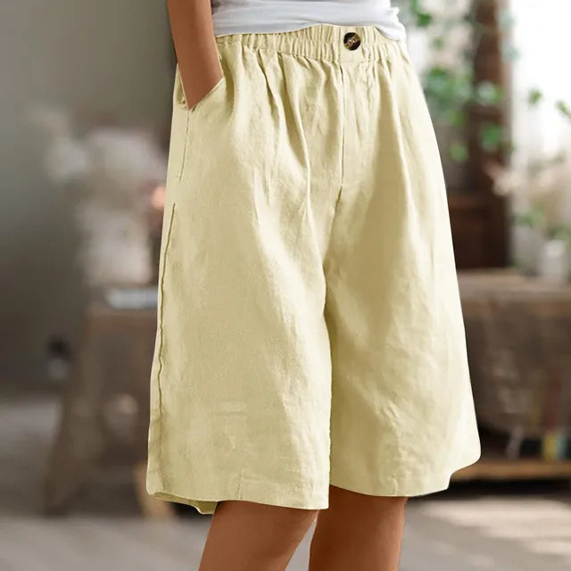 Catherine - Pantaloncini da donna in cotone elegante
