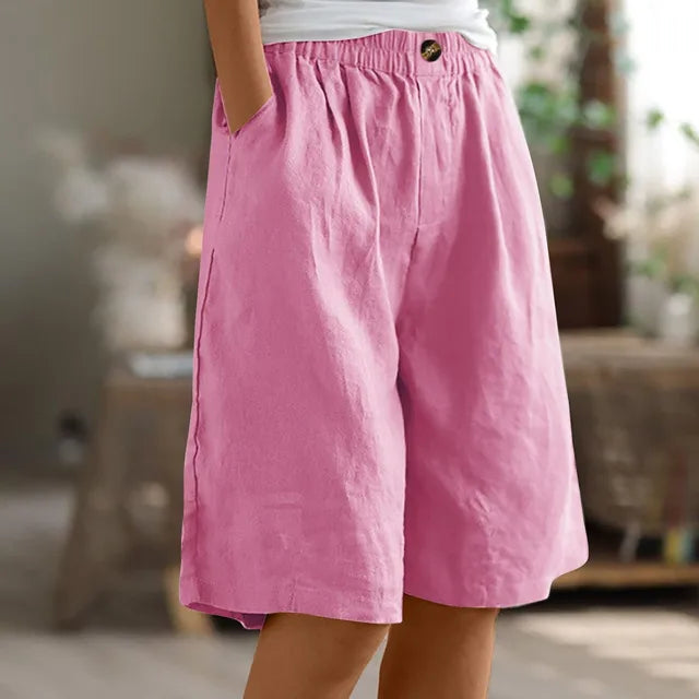 Catherine - Pantaloncini da donna in cotone elegante