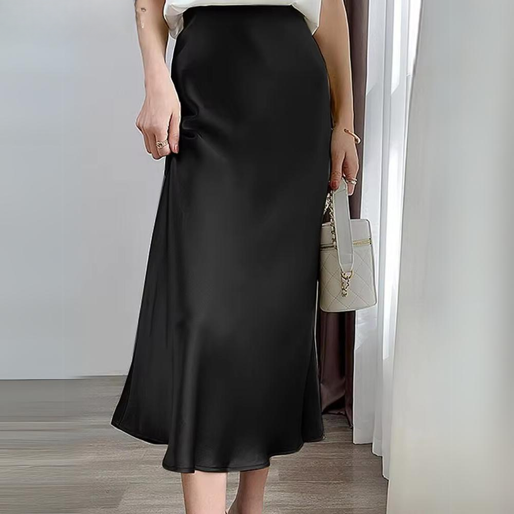 Cecilia - Gonna casual in raso per feste
