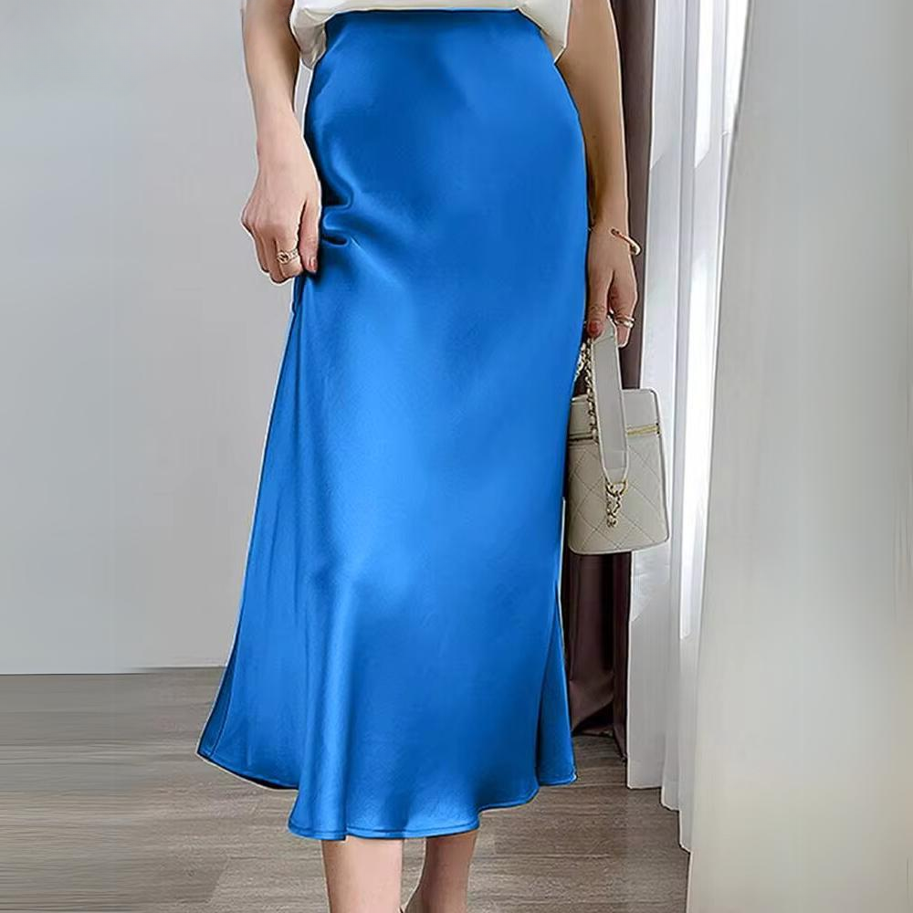 Cecilia - Gonna casual in raso per feste