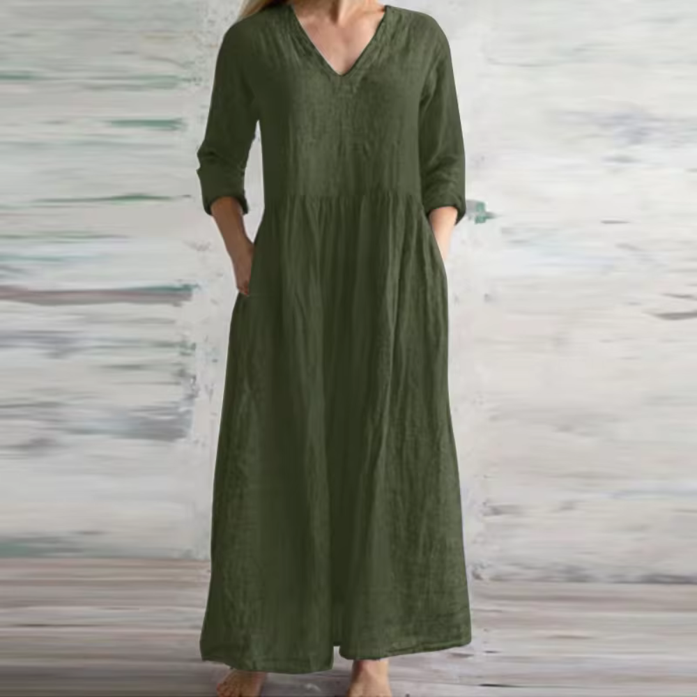 Clara - Maxi Jurk casual Losse