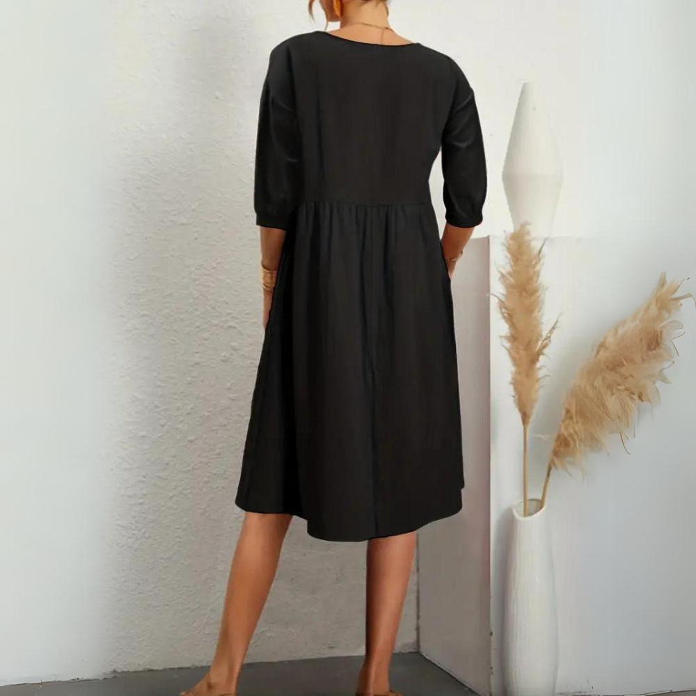 Clara - Abito elegante con maniche a lanterna