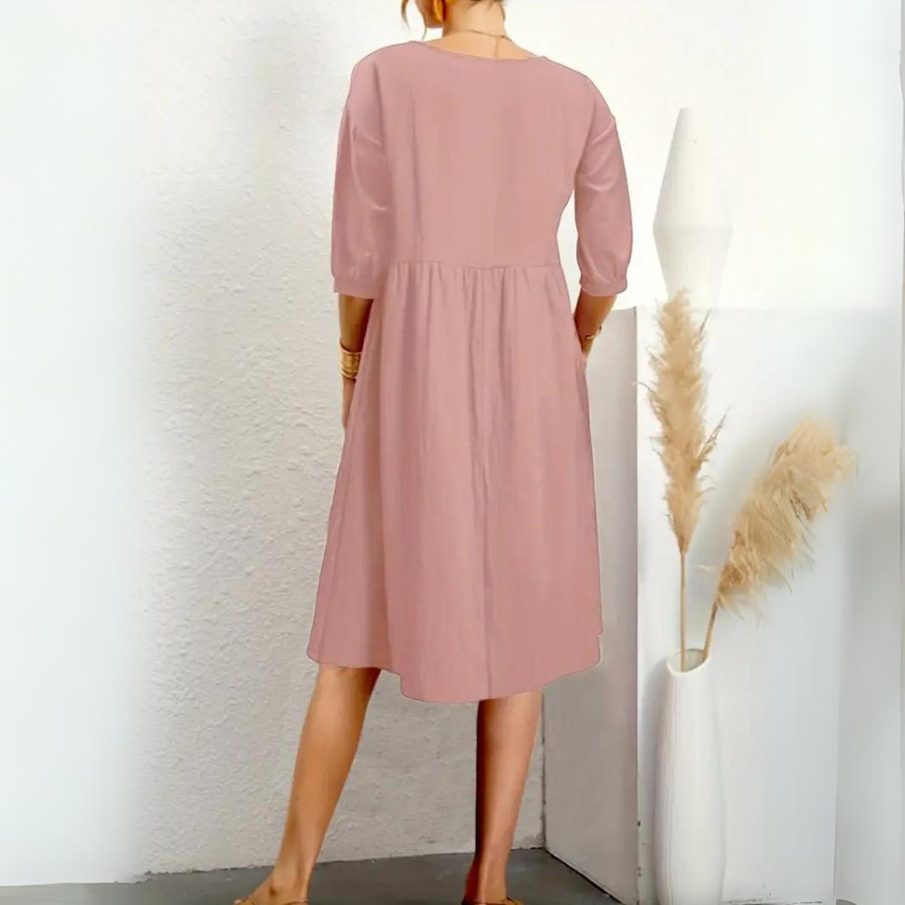 Clara - Abito elegante con maniche a lanterna