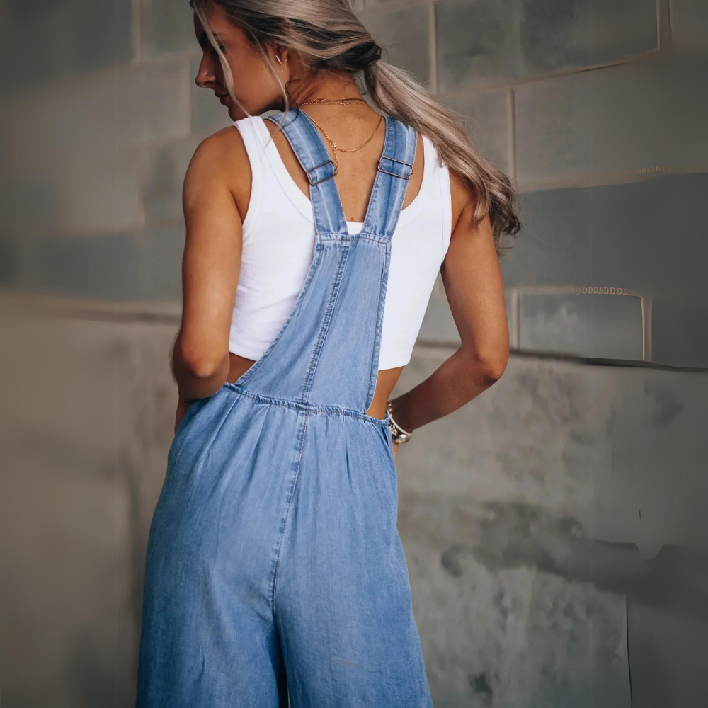Ambre - Tuta in denim elegante e regolabile
