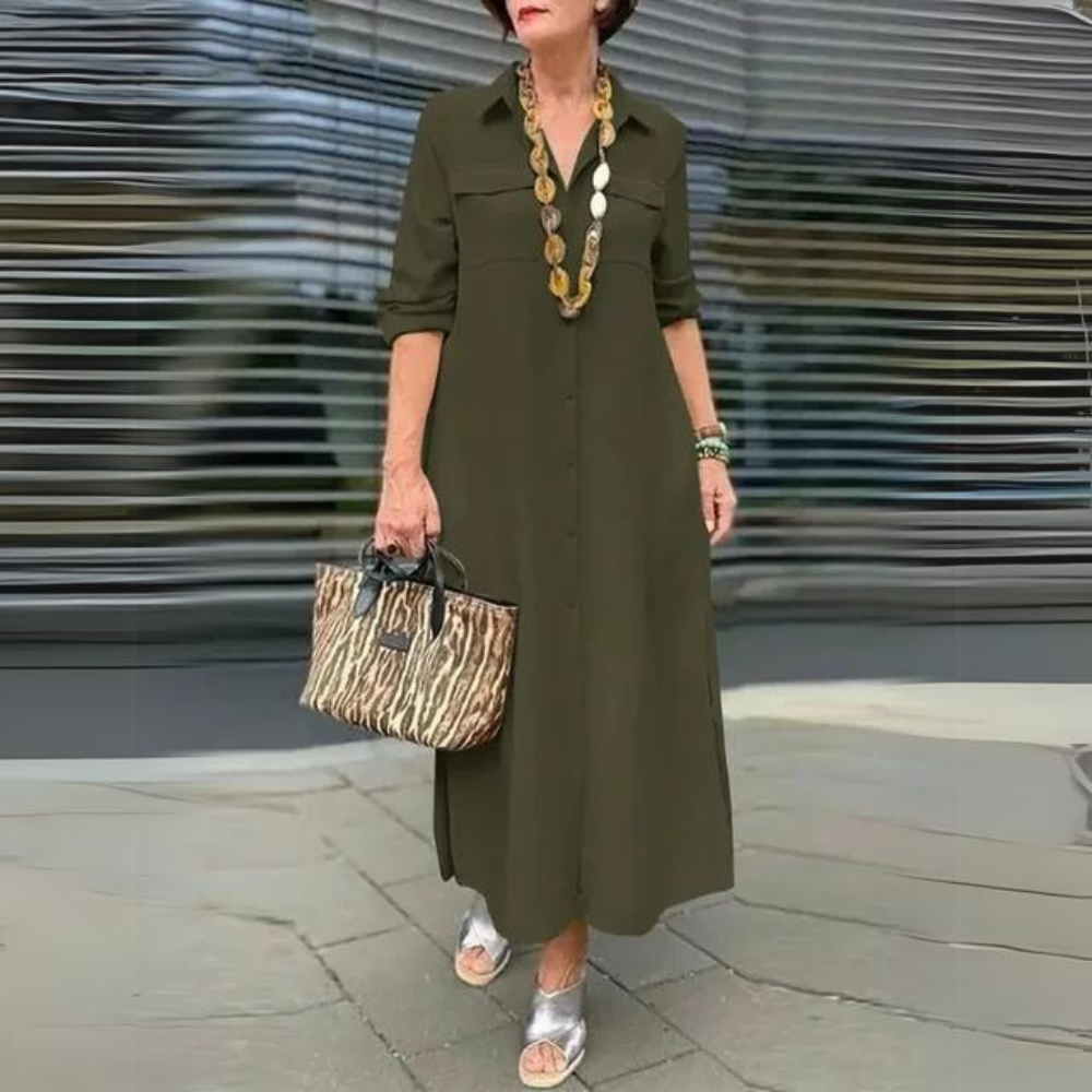 Flavie - Abito estivo elegante in cotone