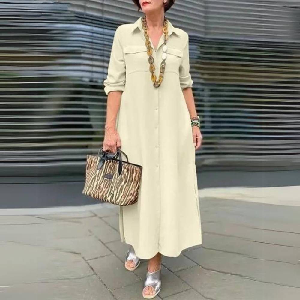 Flavie - Abito estivo elegante in cotone
