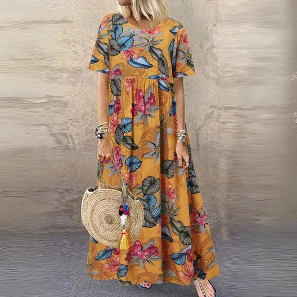 Margrit - Abito elegante con scollo rotondo