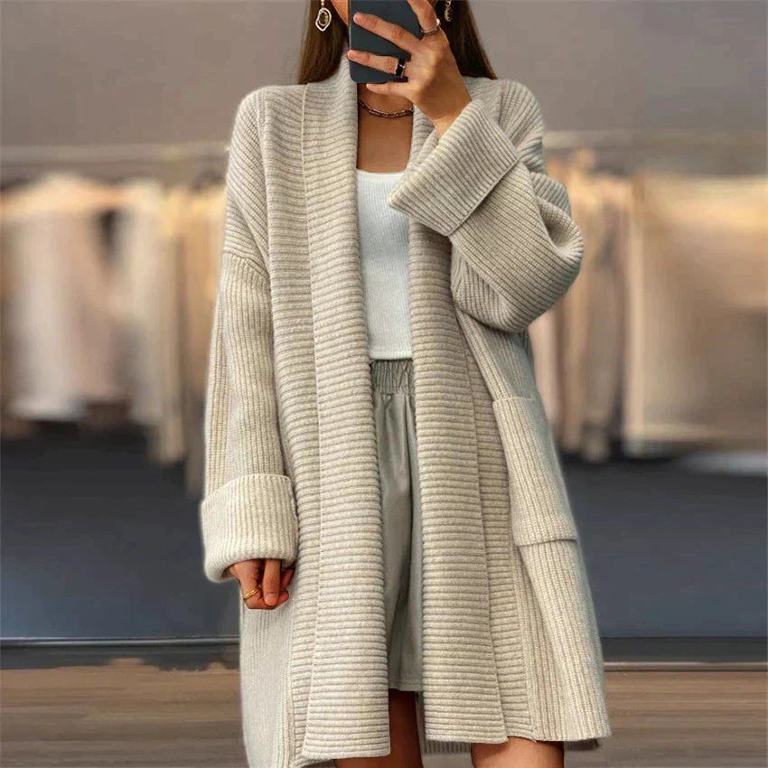 Euphemia | Cardigan lungo da donna | Caldo