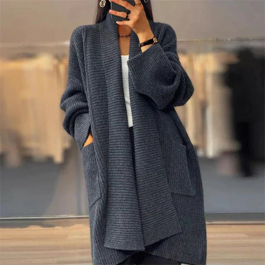 Euphemia | Cardigan lungo da donna | Caldo