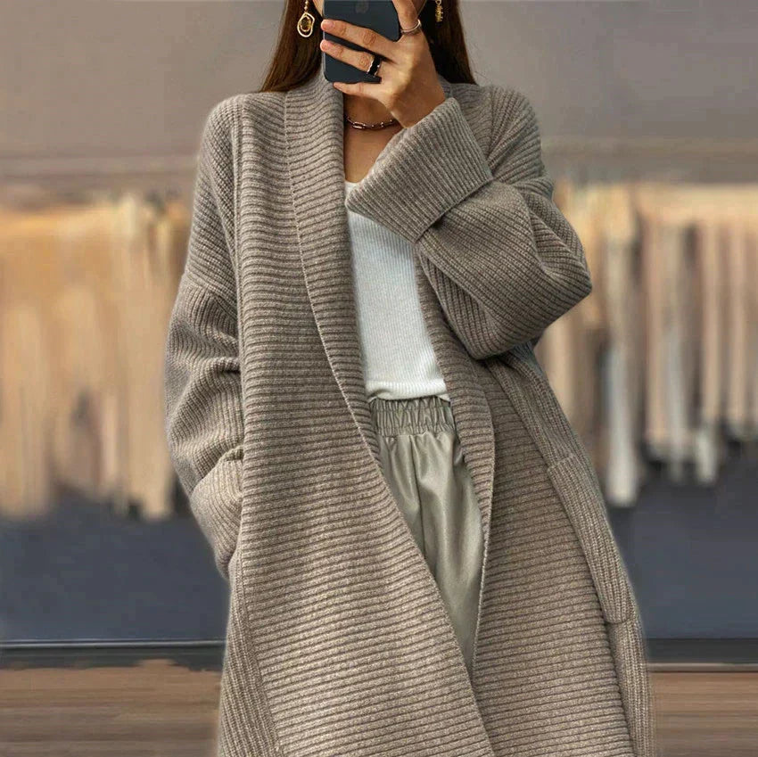 Euphemia | Cardigan lungo da donna | Caldo