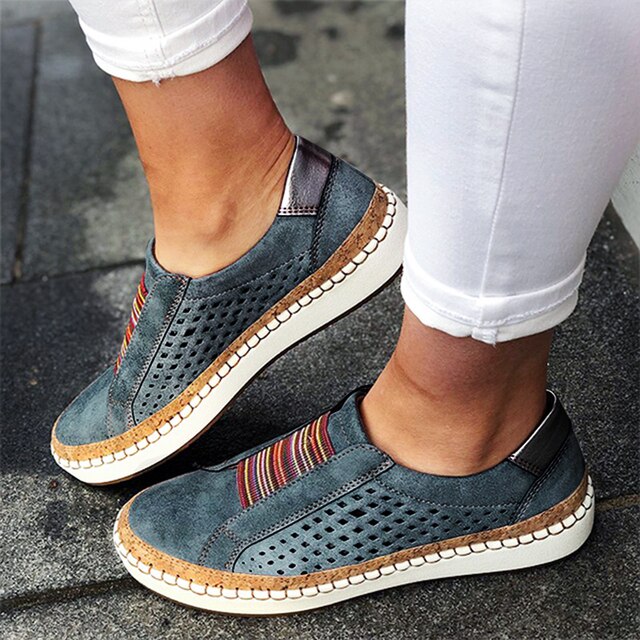 Scarpe ortopediche da donna Scarpe di moda con punta tonda