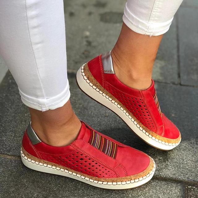 Scarpe ortopediche da donna Scarpe di moda con punta tonda