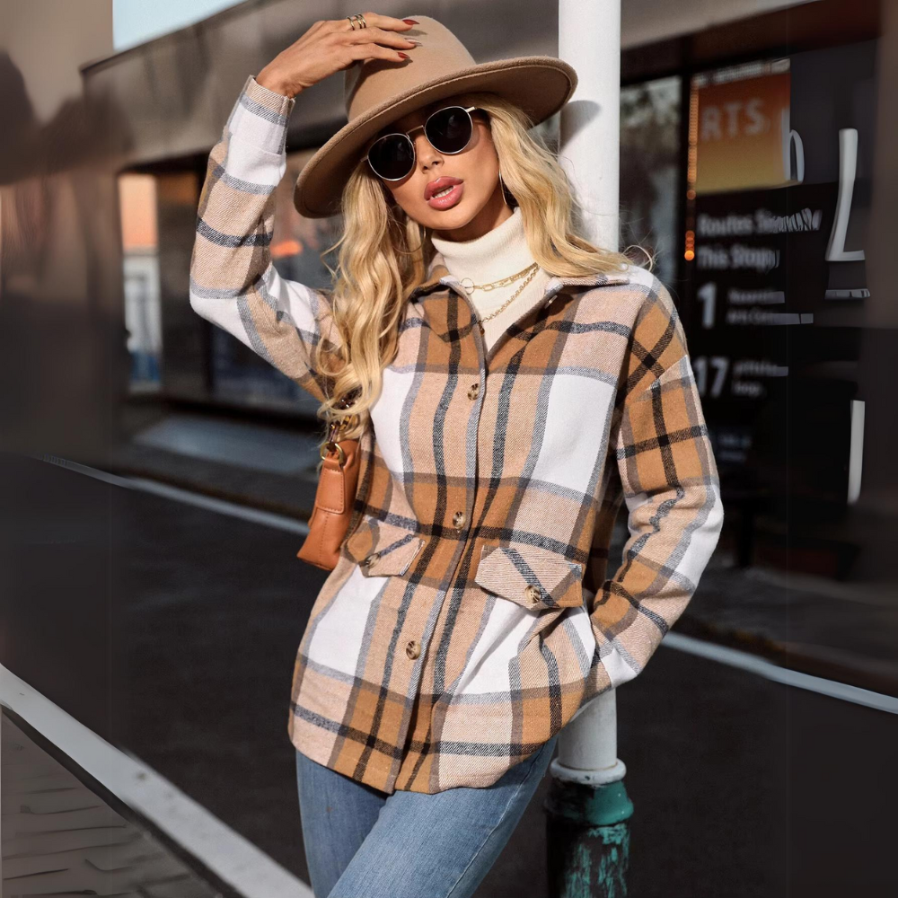 Dasha - Elegante giacca a quadri