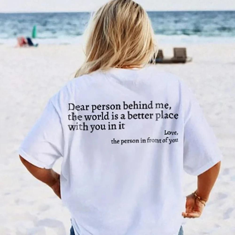 Debbie - Maglietta "Dear person behind me"
