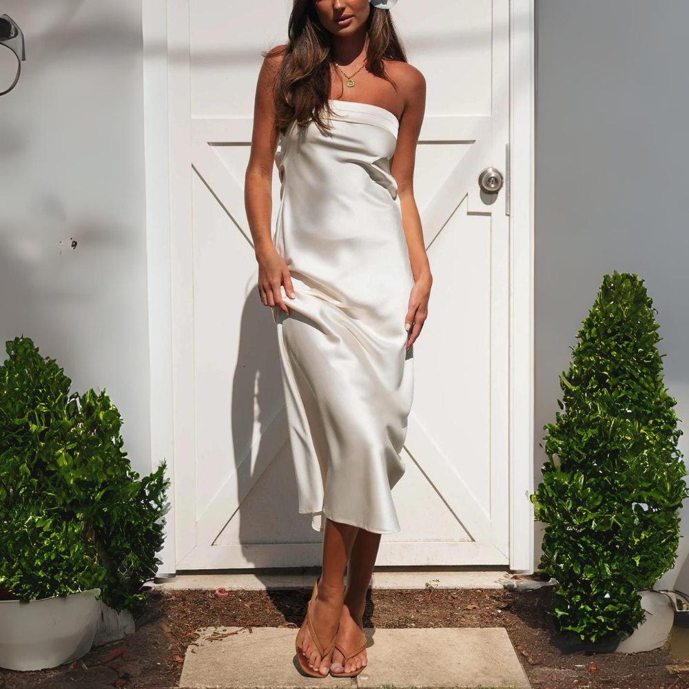 Eliza - Abito elegante in raso