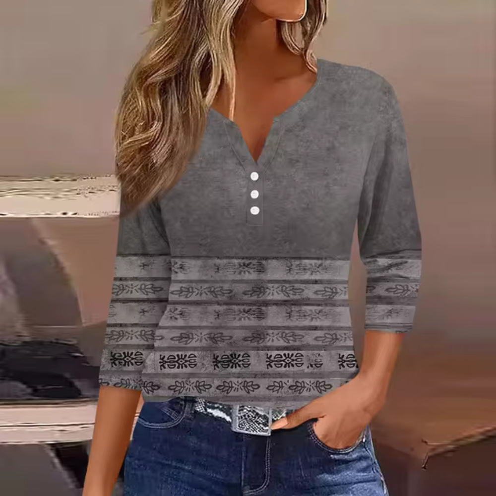 Elvira - Top oversize Mouwen Basic Streetwear