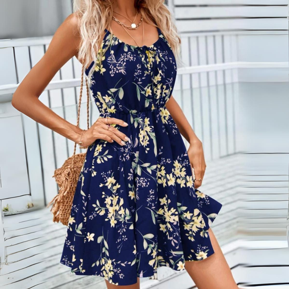 Fleur - Vestito casual con aletta morbida