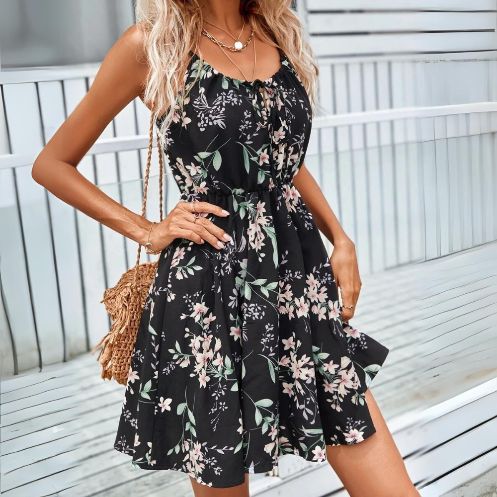 Fleur - Vestito casual con aletta morbida