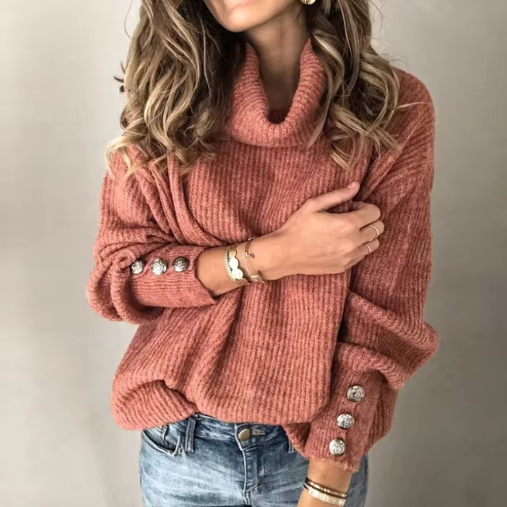 Florentina - Maglia dolcevita oversize casual