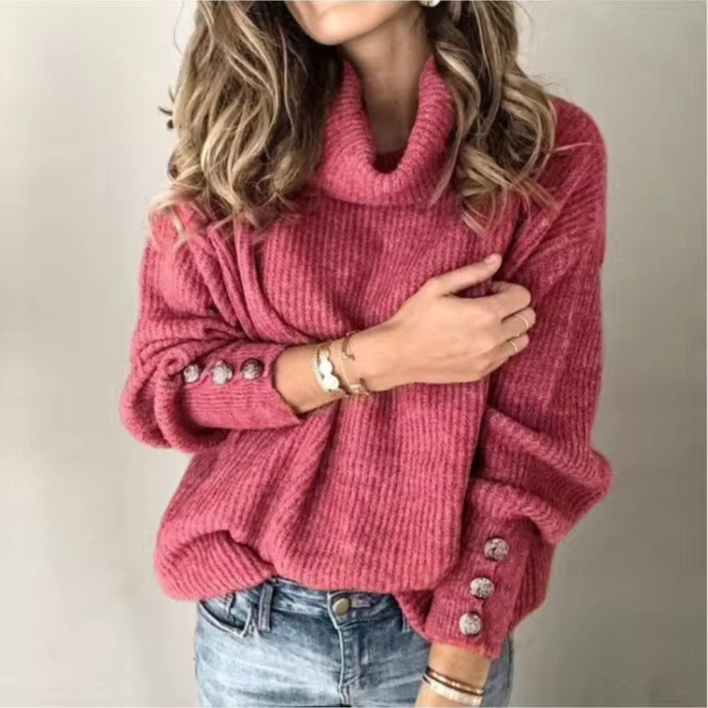 Florentina - Maglia dolcevita oversize casual